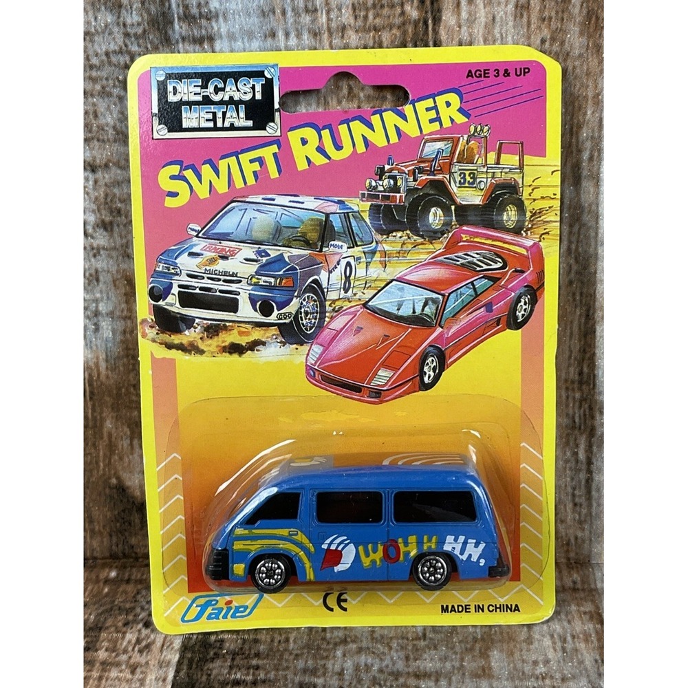 Die-Cast 1/64 Swift Runner Blue Van